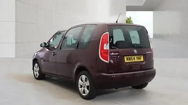 Used Skoda Roomster SE 105 HP (77 kW) 2014 Maroon MPV