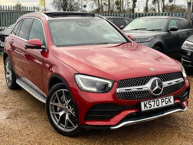 Used Mercedes GLC300 AMG line 2020 Red Estate