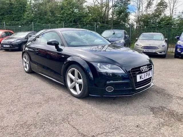 Used Audi TT S-Line 170 HP (125 kW) 2011 Black Coupe