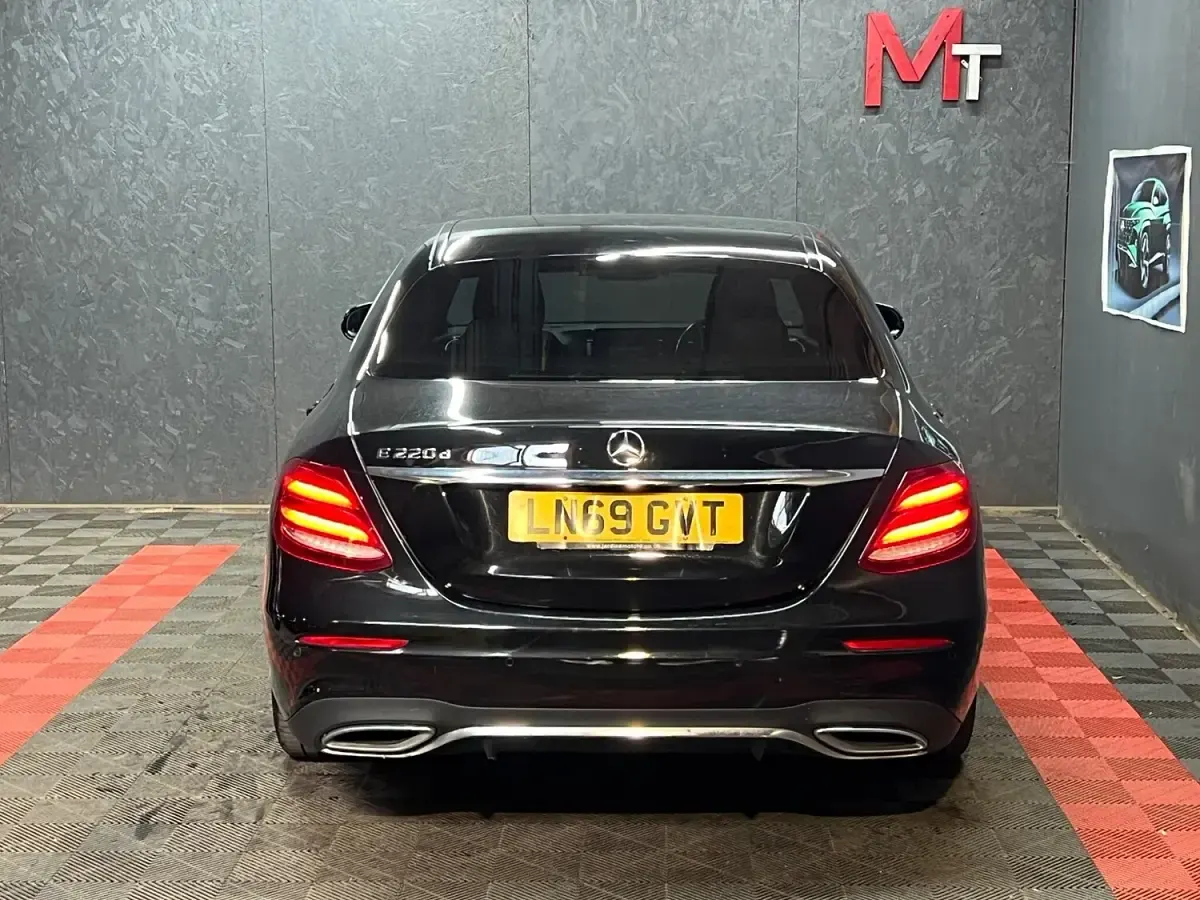 Used Mercedes E220 AMG line 194 HP (142 kW) 2019 Black Sedan
