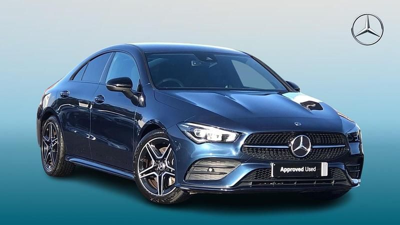 Blue Used 2022 Mercedes CLA200 Executive Coupe | £24,995 (A bit pricey) - Image 1/4