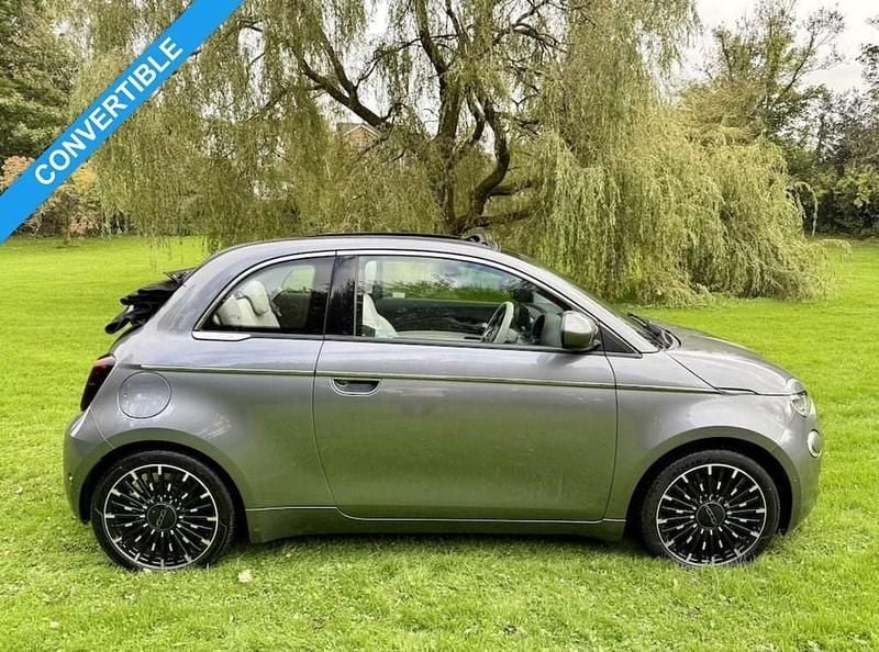 Grey Used 2022 Fiat 500e La Prima Cabriolet | £14,495 (Super price) - Image 1/4