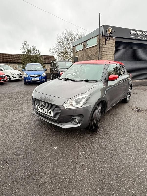 Used Suzuki Swift SZ5 2017 Grey red Hatchback