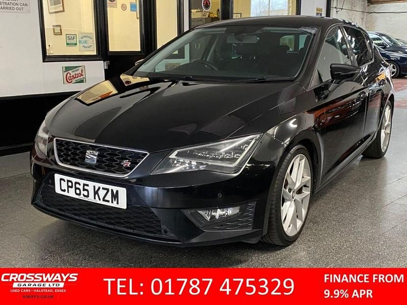 Used Seat Leon FR 150 HP (110 kW) 2015 Black Hatchback