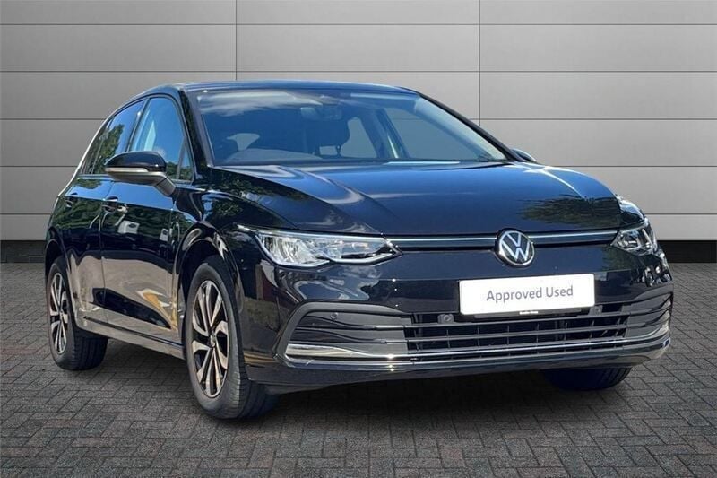 Black Used 2022 VW Golf VIII Active Hatchback | £19,495 (Fair price) - Image 1/4