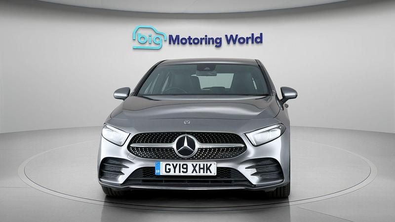 Used Mercedes A200 AMG line 163 HP (119 kW) 2019 Grey Hatchback