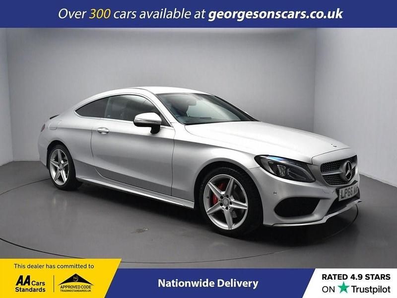 Silver Used 2017 Mercedes C220 AMG line Coupe | £12,000 (Good price) - Image 1/4