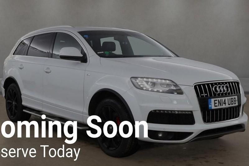 Used Audi Q7 S-line plus 245 HP (180 kW) 2014 White SUV
