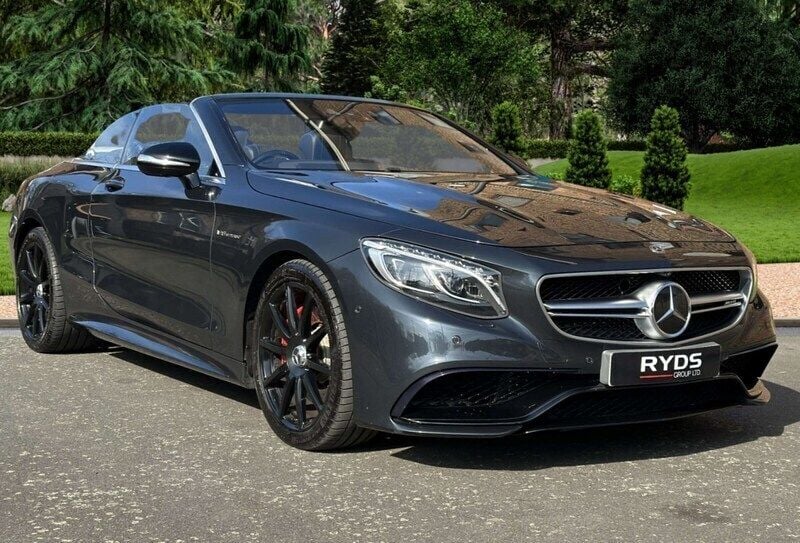 Blue Used 2017 Mercedes S63 AMG AMG Cabriolet | £48,990 (Fair price) - Image 1/4