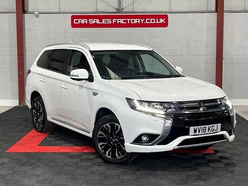 White Used 2018 Mitsubishi Outlander SUV | £12,495 (Fair price) - Image 1/4