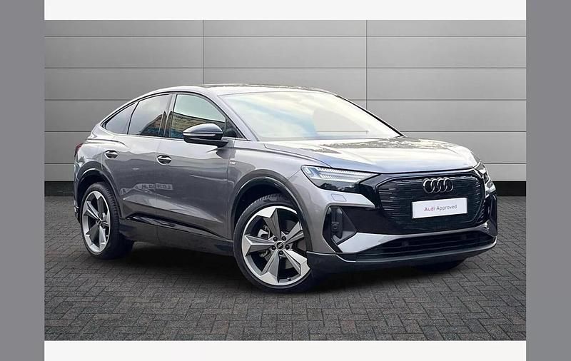 Grey Used 2024 Audi Q4 Sportback e-tron Black Edition SUV | £33,950 (Super price) - Image 1/4