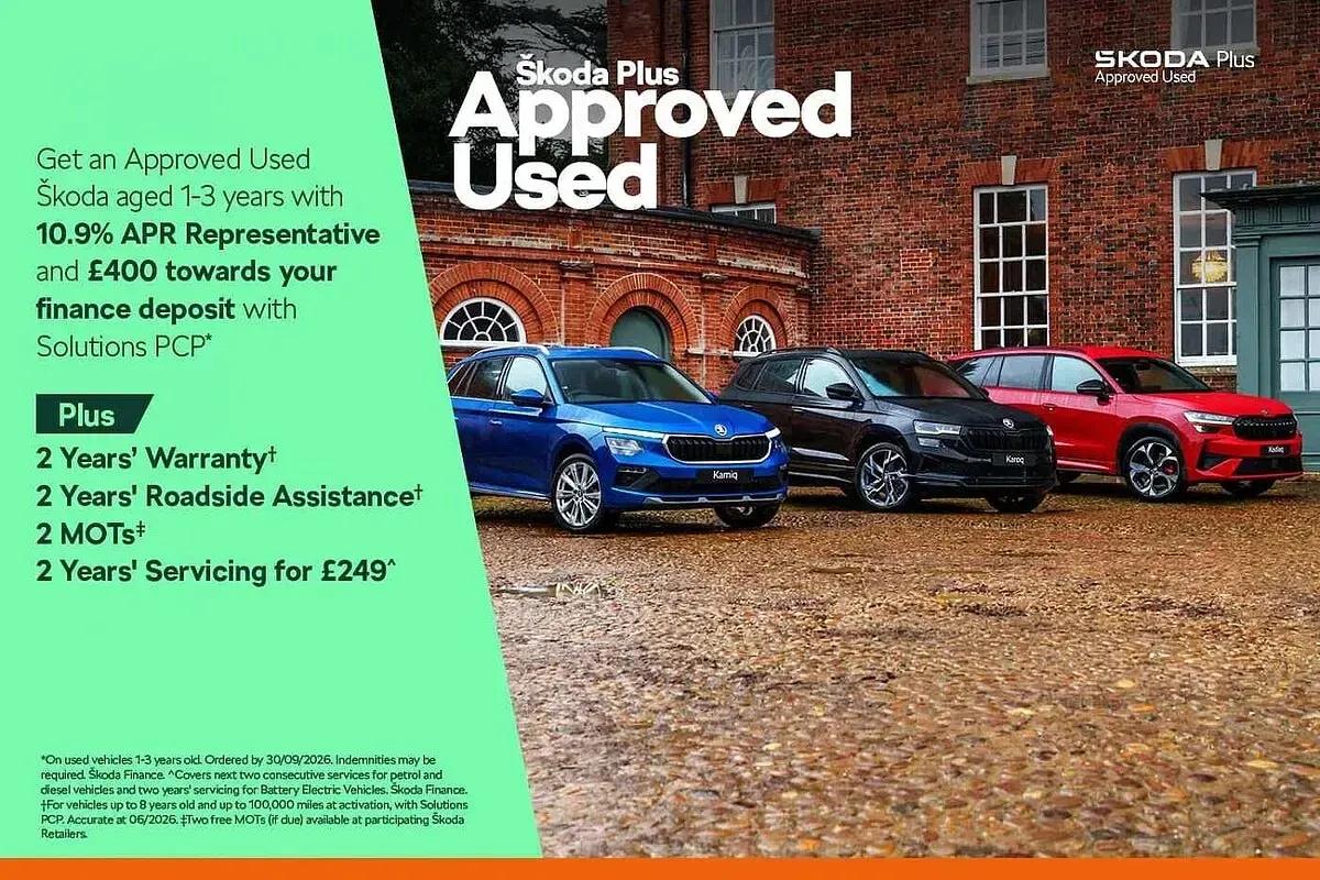 Used Skoda 110 R SE Drive 81 HP (59 kW) 2023 Race blue metallic Estate