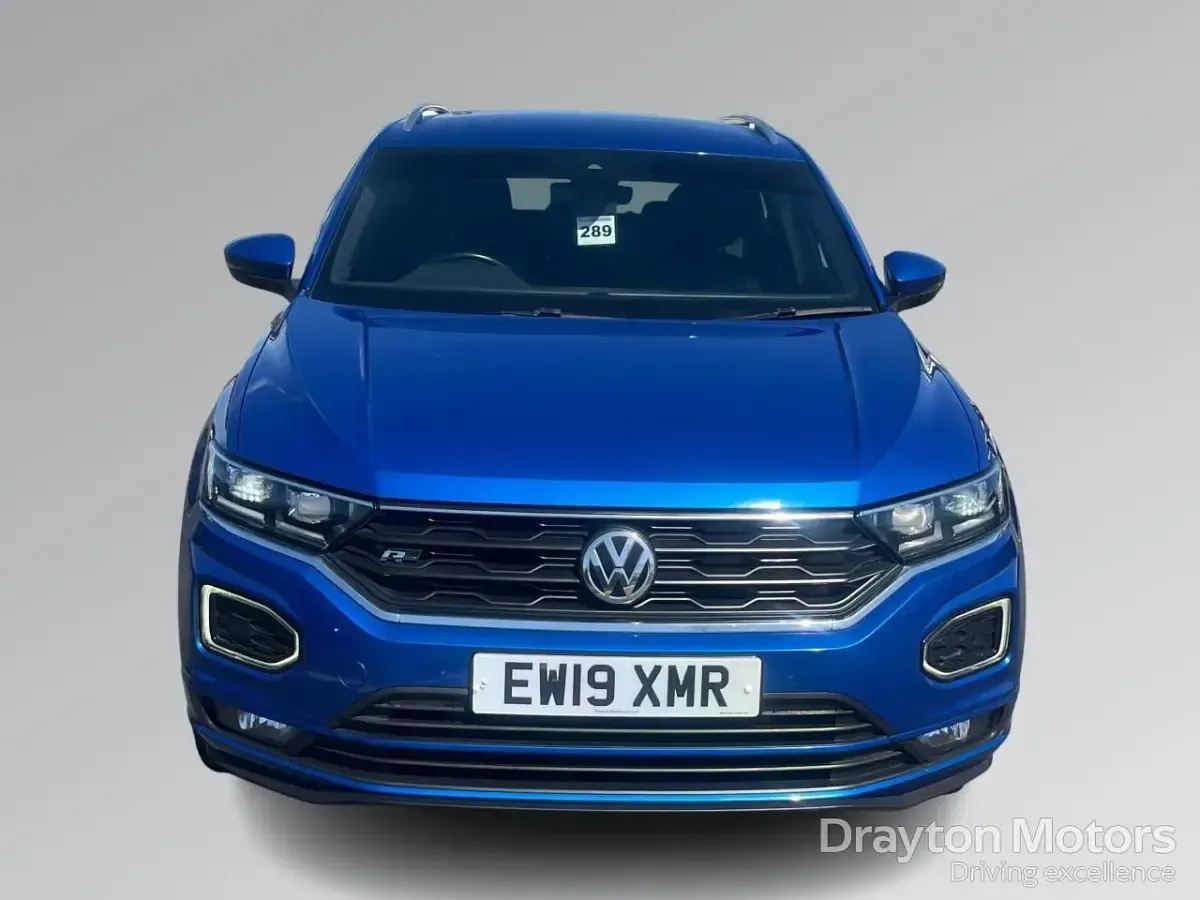 Used VW T-Roc R-line 150 HP (110 kW) 2019 Blue SUV