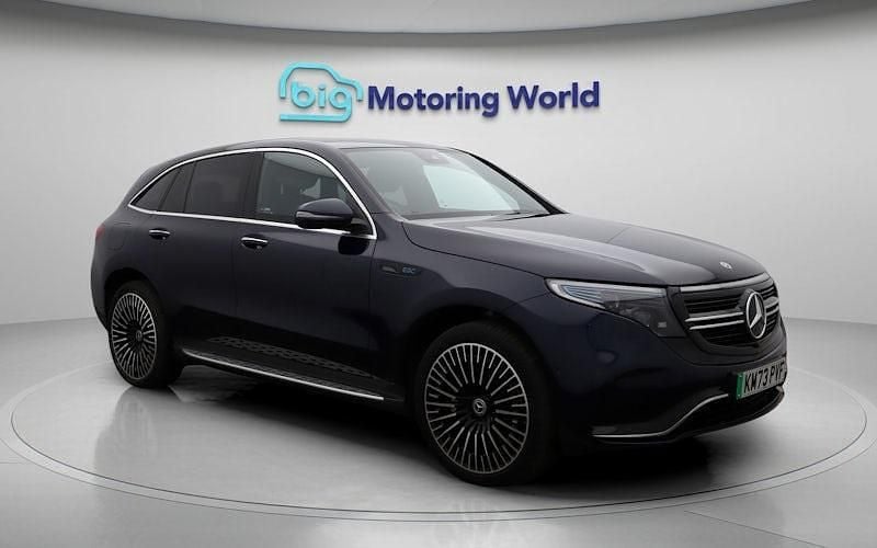 Used Mercedes EQC400 AMG line 300 kW (408 HP) 2023 Blue SUV