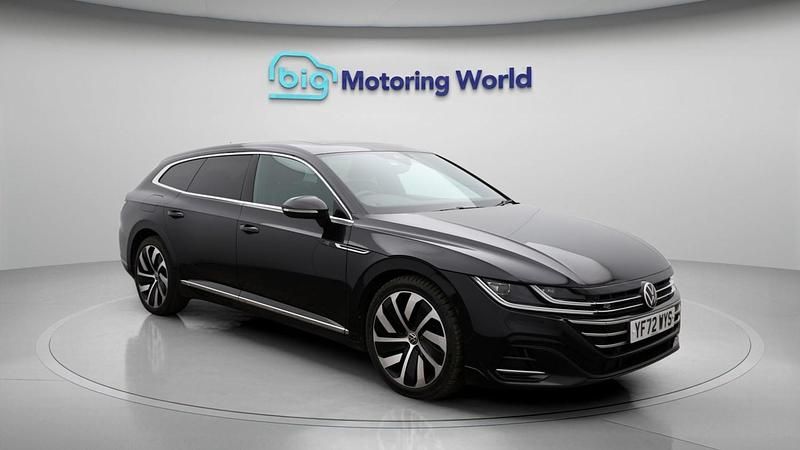 Black Used 2022 VW Arteon R-line Estate | £21,500 (Fair price) - Image 1/4