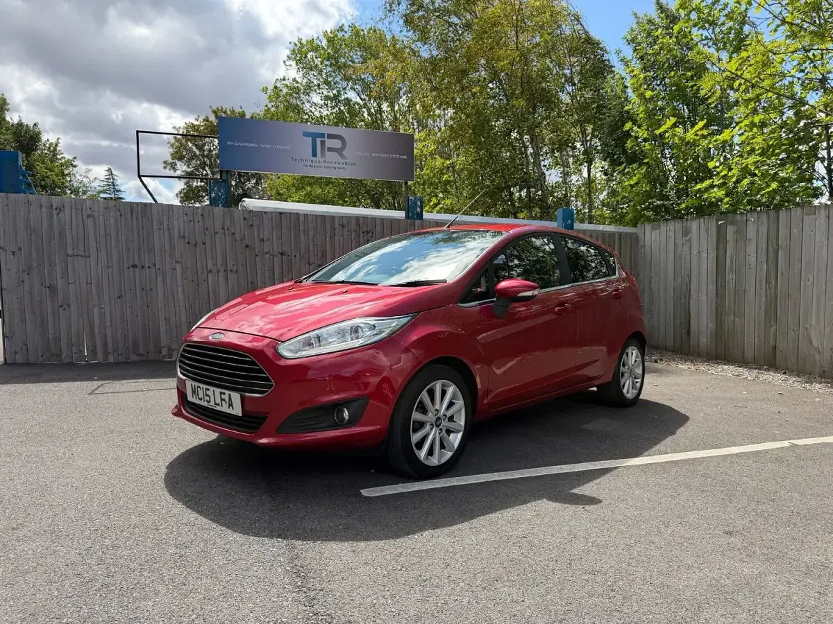 Used Ford Fiesta Titanium 2015 Red Hatchback