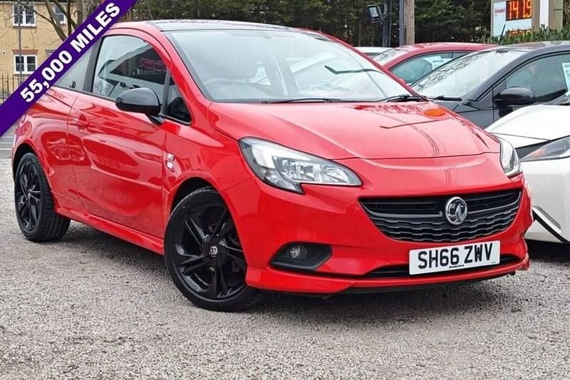 Used Vauxhall Corsa Edition 90 HP (66 kW) 2016 Red Hatchback