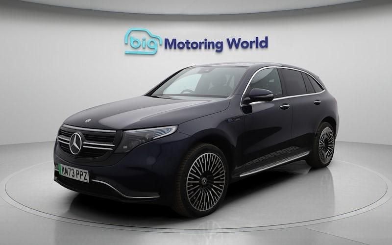 Used Mercedes EQC400 AMG line 300 kW (408 HP) 2023 Blue SUV
