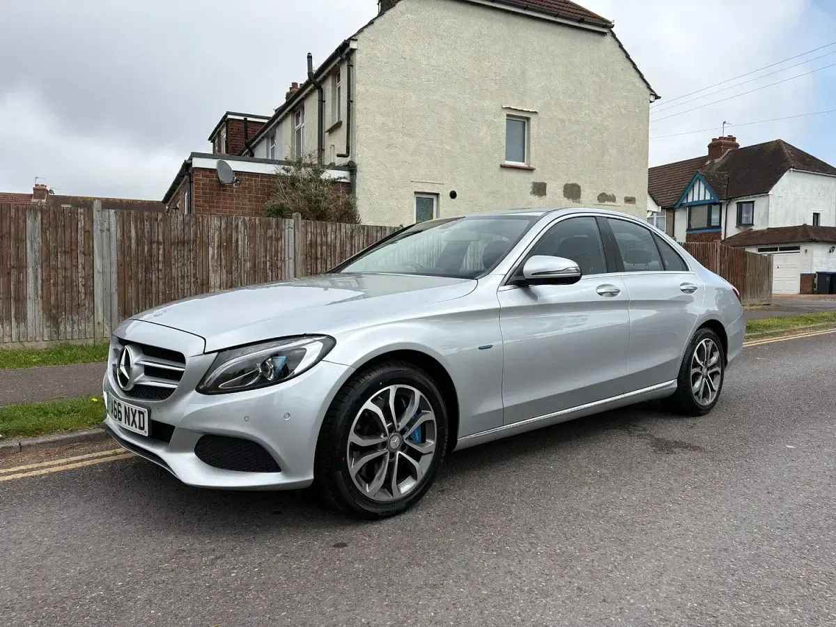 Used Mercedes C350e 2016 Silver Sedan