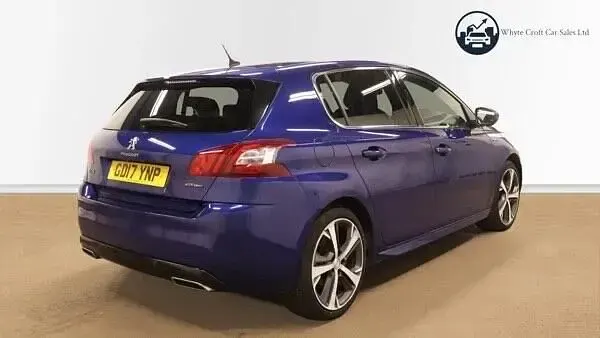 Used Peugeot 308 GT-line 2017 Blue Hatchback