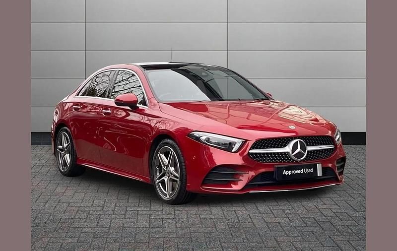 Used Mercedes A220 AMG Line Premium Plus 190 HP (139 kW) 2021 Red Sedan