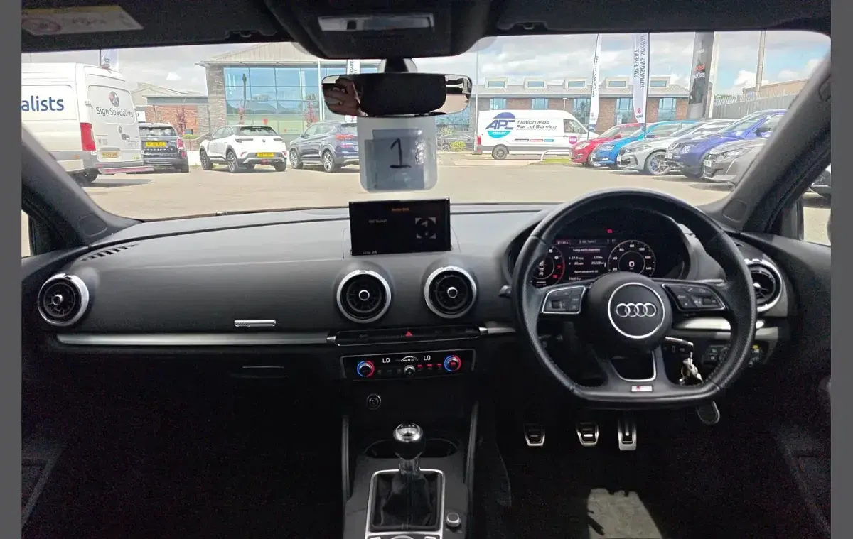 Used Audi A3 S-Line 150 HP (110 kW) 2018 Grey Sedan