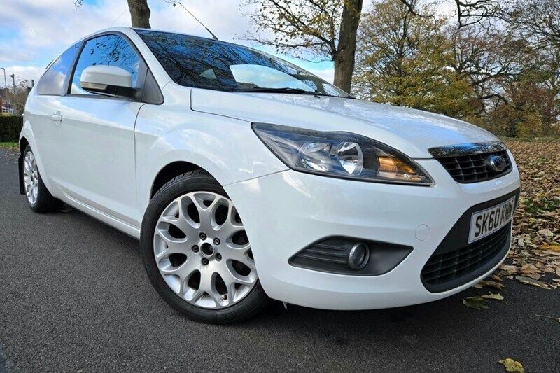 White Used 2010 Ford Focus Zetec Hatchback | £1,895 (Good price) - Image 1/1