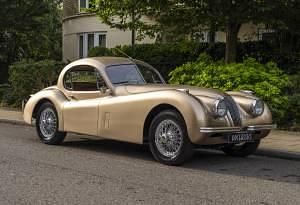 Begagnad Jaguar XK 162 HK (119 kW) 1952 Guld Sportkupé