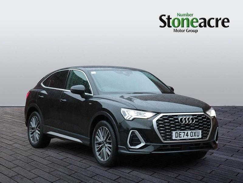 Black Used 2025 Audi Q3 Sportback S-Line SUV | £33,495 (Fair price) - Image 1/2