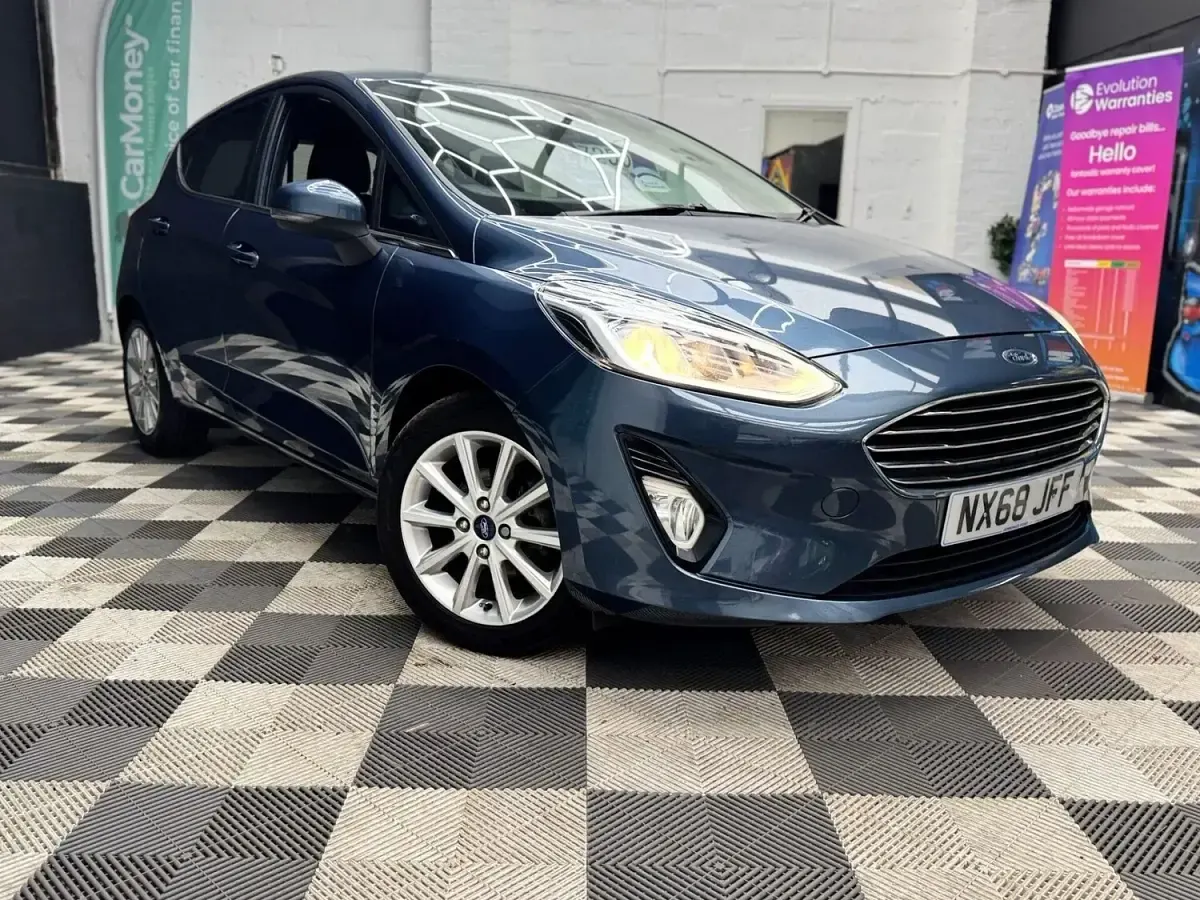 Used Ford Fiesta Titanium X 125 HP (91 kW) 2018 Blue Hatchback