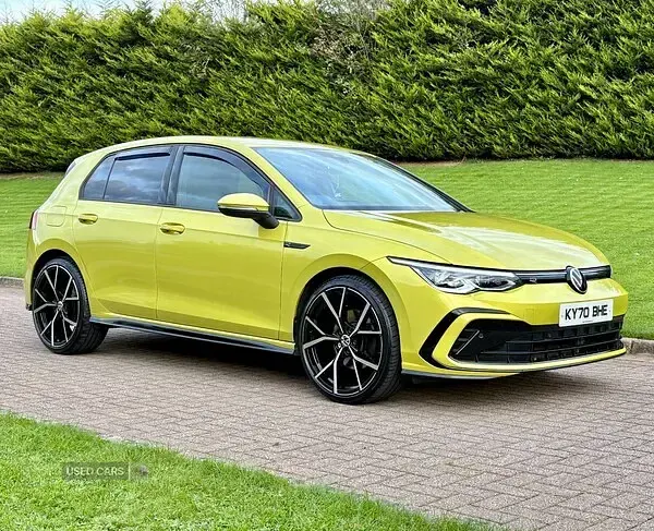 Used VW Golf VII R-line 150 HP (110 kW) 2020 Yellow Hatchback