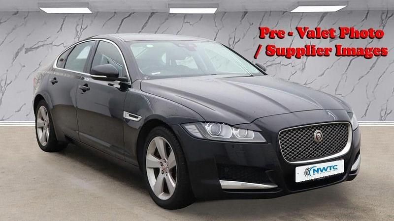 Black Used 2018 Jaguar XF Portfolio Sedan | £10,695 (Fair price) - Image 1/3