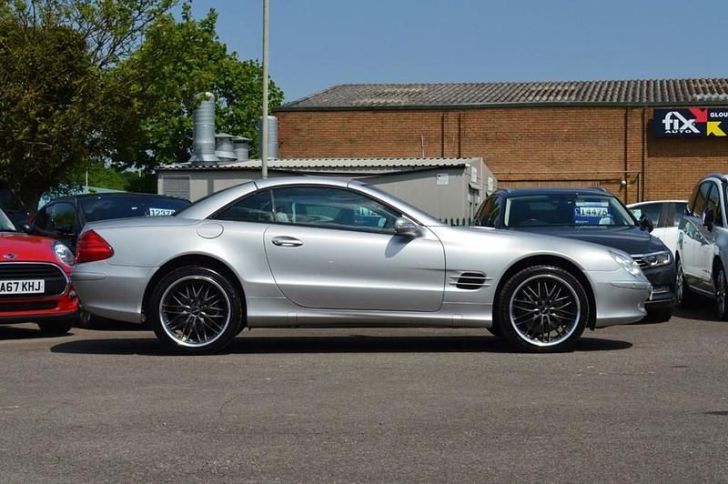 Used Mercedes SL500 308 HP (226 kW) 2003 Diamond silver Cabriolet