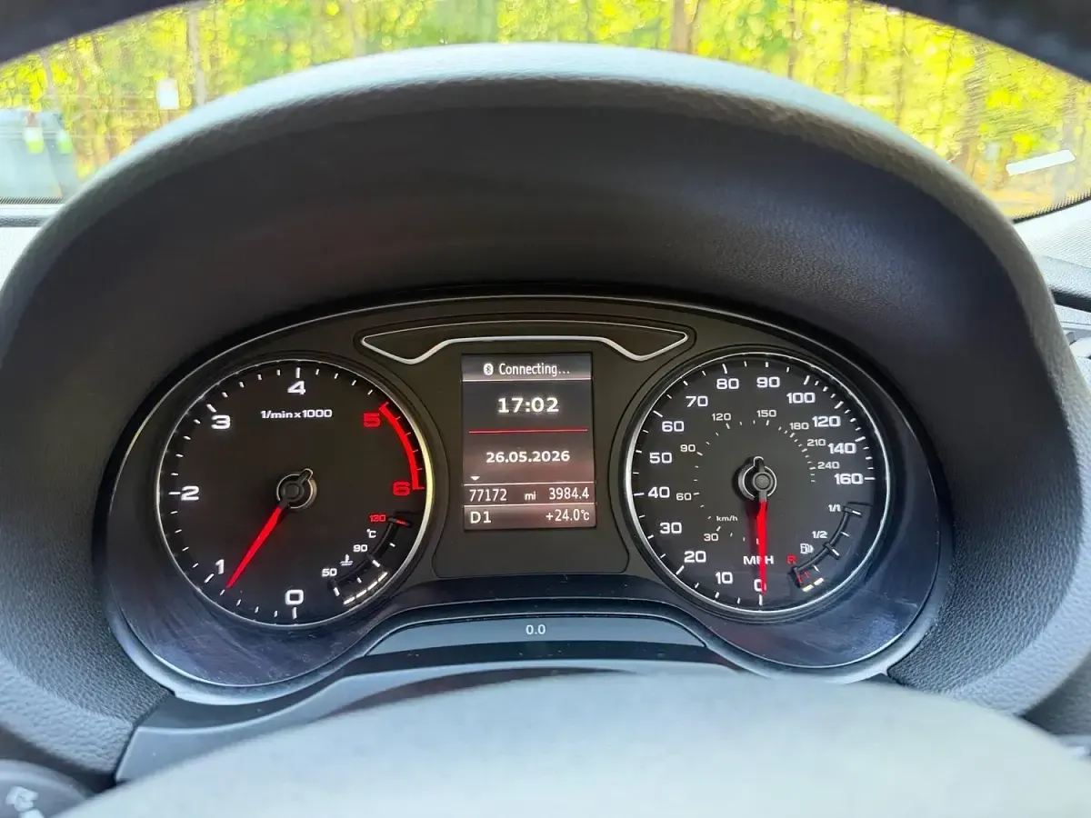 Used Audi A3 150 HP (110 kW) 2015 Black Hatchback