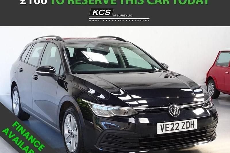 Black Used 2022 VW Golf VIII S Estate | £18,990 (Fair price) - Image 1/1