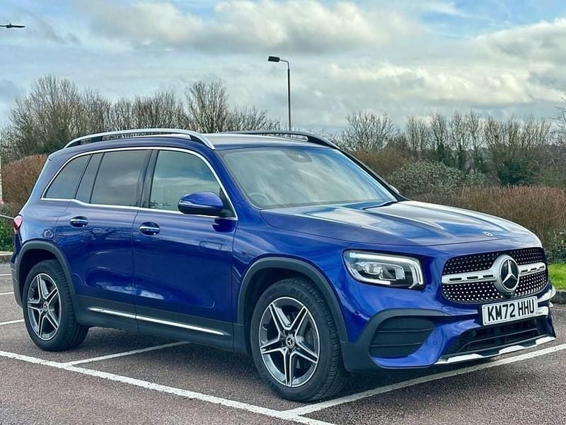 Used Mercedes GLB200 AMG line 163 HP (119 kW) 2022 Blue SUV