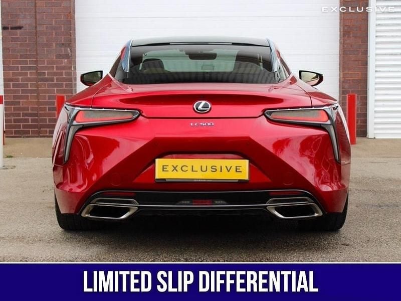 Begagnad Lexus LC 500 Sport Line 2017 Röd Sportkupé