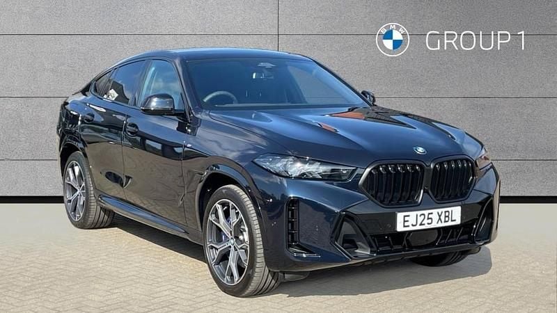 Black Used 2025 BMW X6 M Sport SUV | £62,928 (Fair price) - Image 1/4