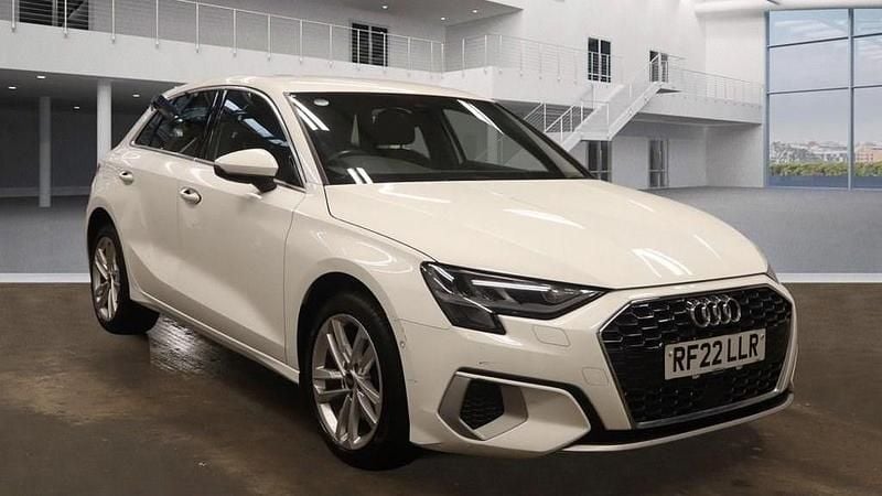 White Used 2022 Audi A3 Sportback Sport Hatchback | £18,999 (Fair price) - Image 1/4
