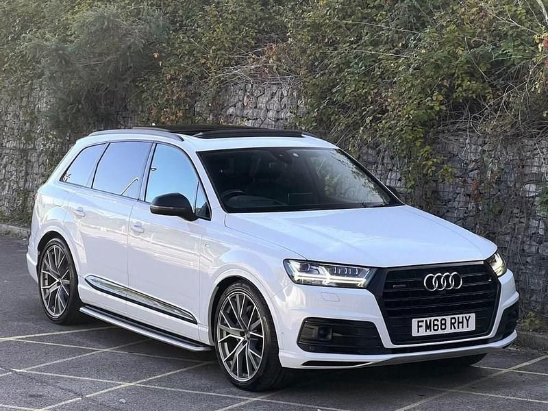 White Used 2018 Audi Q7 Advanced SUV | £34,995 (Fair price) - Image 1/3