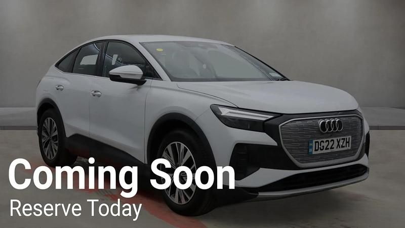 Used Audi Q4 Sportback e-tron Sport 150 kW (204 HP) 2022 White SUV