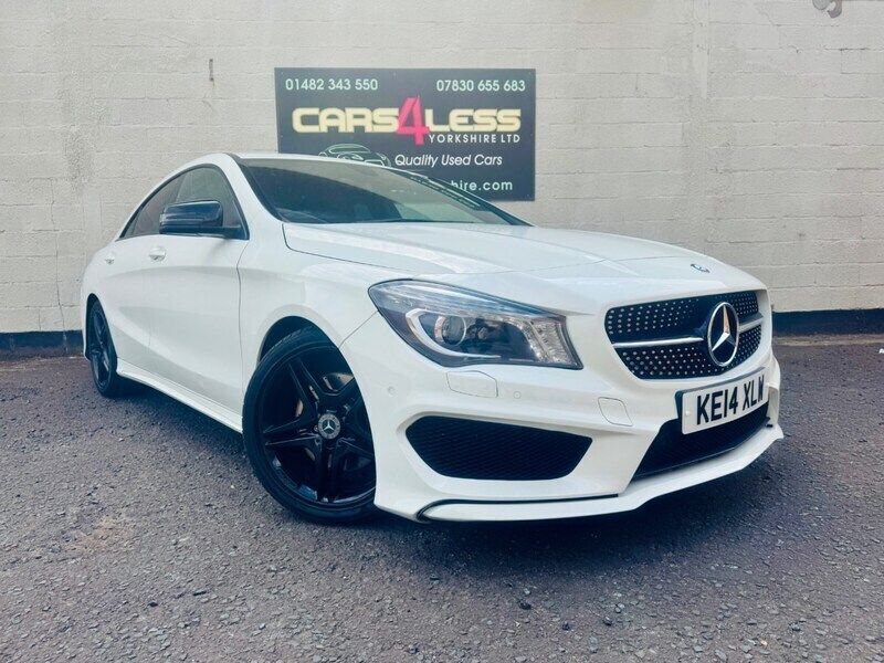 White Used 2014 Mercedes CLA220 AMG Sedan | £10,995 (Fair price) - Image 1/4