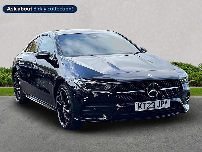 Black Used 2023 Mercedes CLA250e AMG Line Premium Plus Sedan | £26,999 (A bit pricey) - Image 1/4