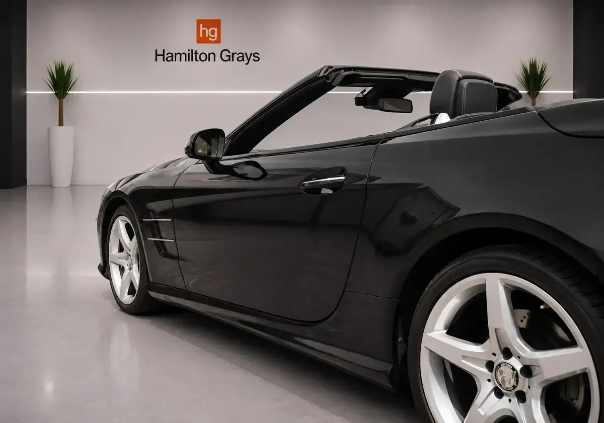 Used Mercedes SL500 AMG 428 HP (314 kW) 2015 Black Cabriolet