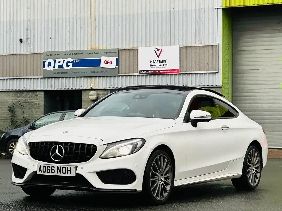 Used Mercedes C250 AMG Line Premium Plus 2016 White Coupe