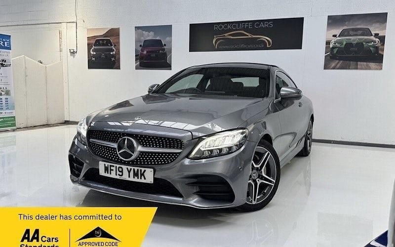 Used Mercedes C200 AMG line 198 HP (145 kW) 2019 Coupe