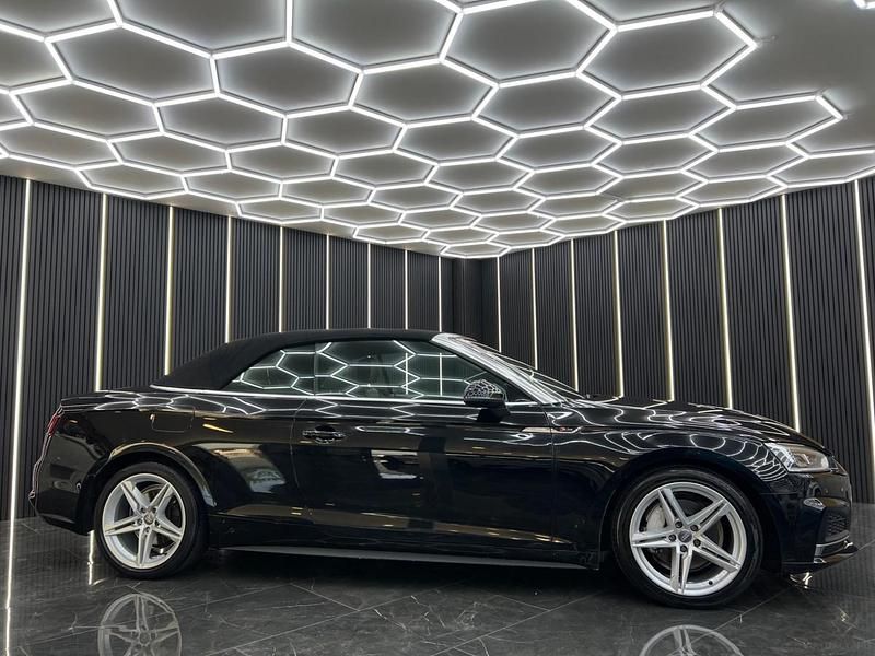 Used Audi A5 Cabriolet S-Line 190 HP (139 kW) 2018 Black Cabriolet