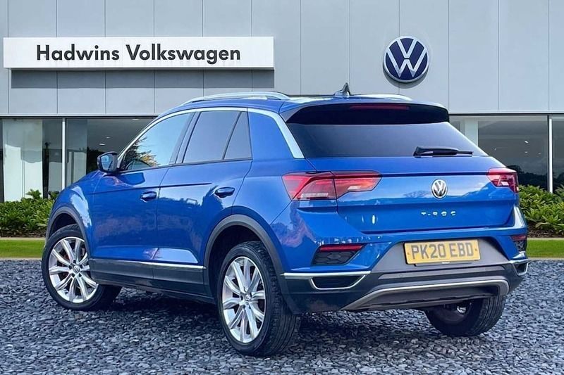 Used VW T-Roc SEL 150 HP (110 kW) 2020 Blue SUV