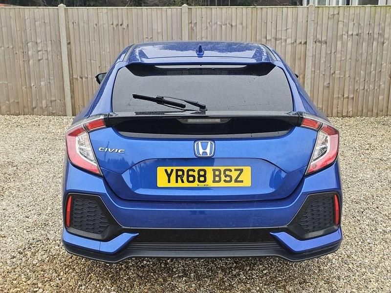 Used Honda Civic SR 126 HP (92 kW) 2018 Blue Hatchback