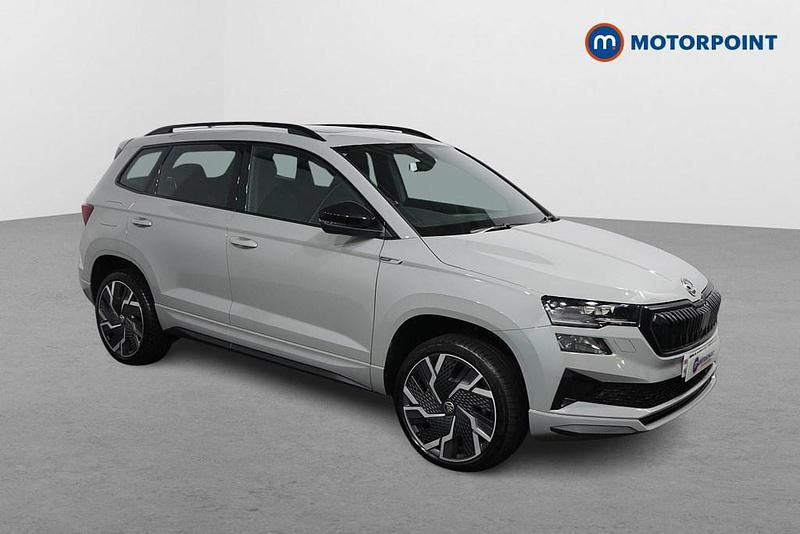 Grey Used 2023 Skoda Karoq SportLine SUV | £23,699 (A bit pricey) - Image 1/4